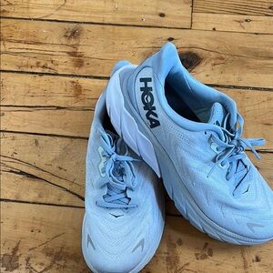 HOKA Light Blue Running Shoes